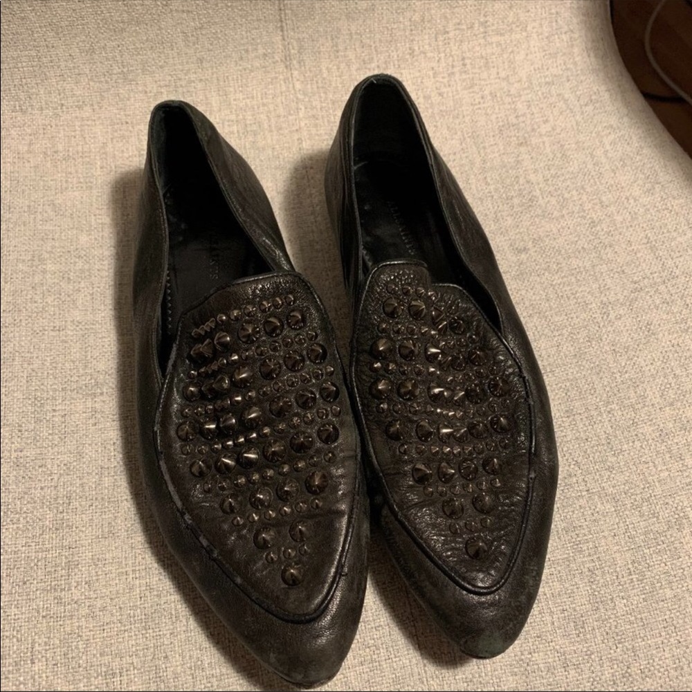 All Saints studded flats